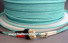 10Gigabit OM4 Aqua 50/125 Multimode LC to SC Fiber Optic Patch Cable