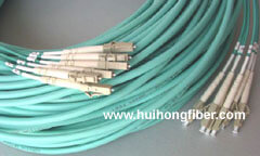 10Gigabit OM3 Aqua 50/125 Multimode Multi Fiber Optic Patch Cable