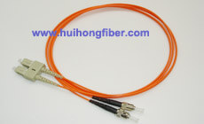 Multimode Duplex SC ST Fiber Optic Patch Cable
