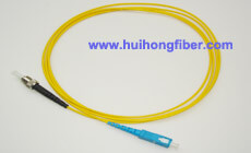 Single mode Simplex SC ST Fiber Optic Patch Cable