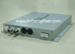 2 channel fiber optic video transceiver